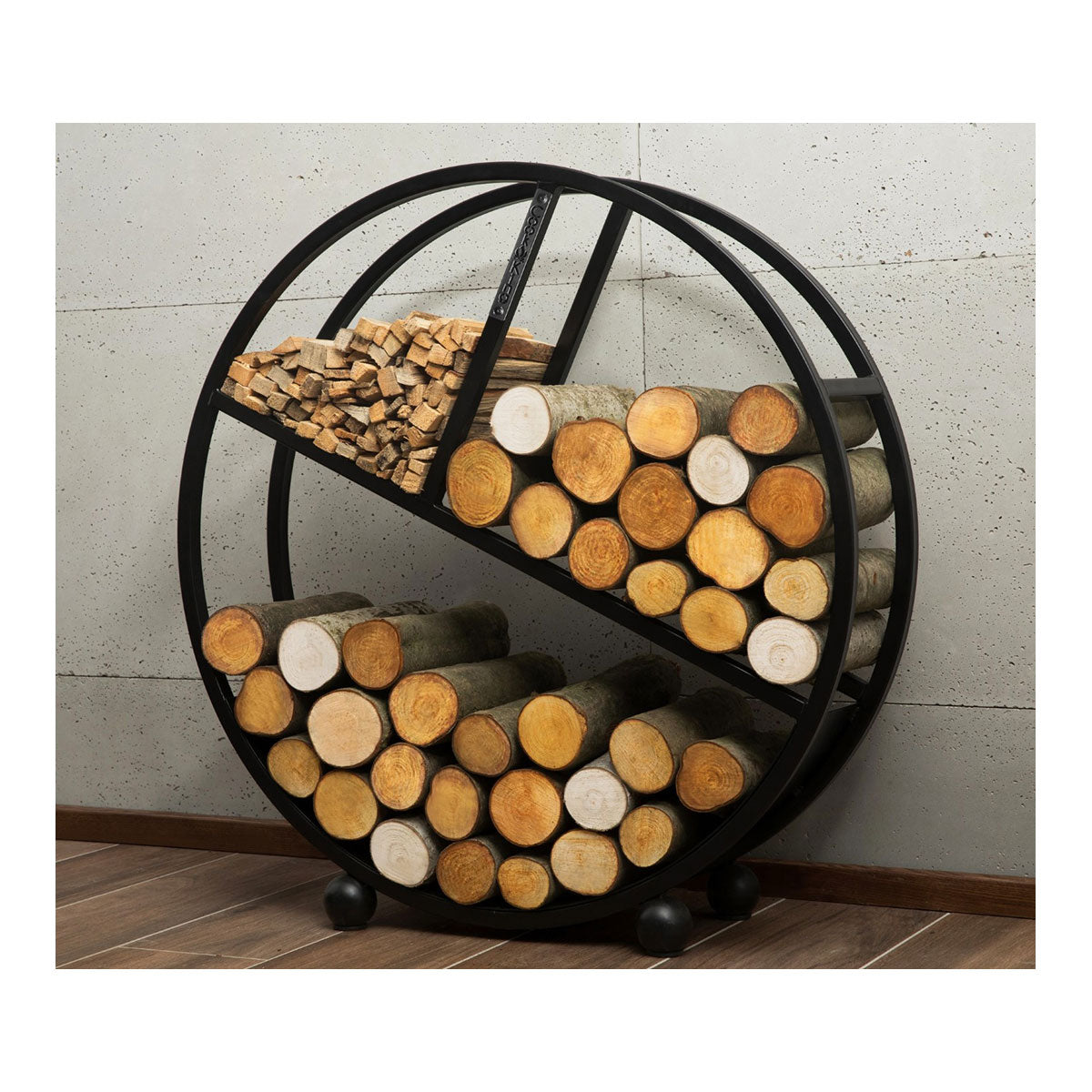 Kaminholzregal Kalifornien rund ‒ 80 cm