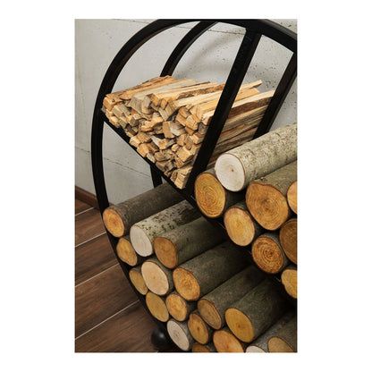 Kaminholzregal Kalifornien rund ‒ 80 cm