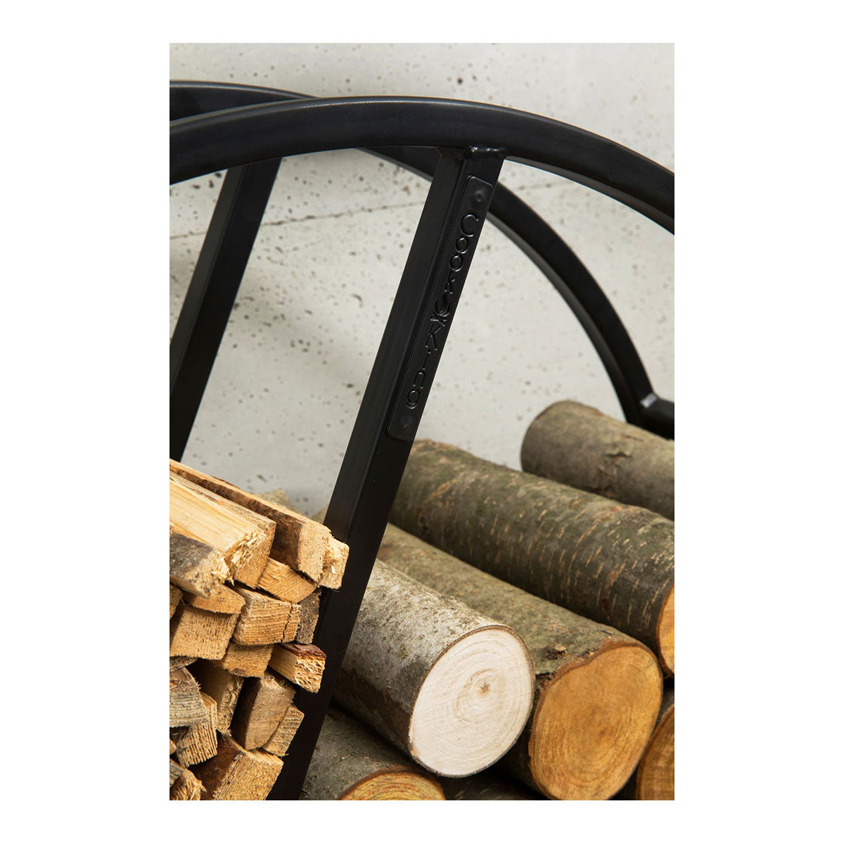 Kaminholzregal Kalifornien rund ‒ 80 cm