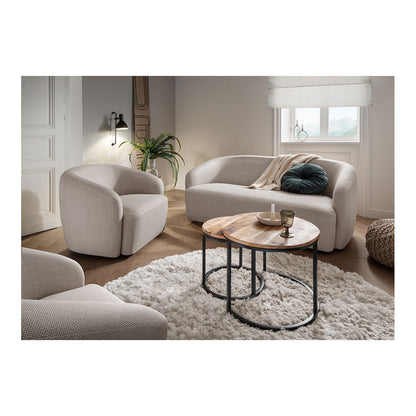 Couchtisch 2er Set Fermo Mango natur