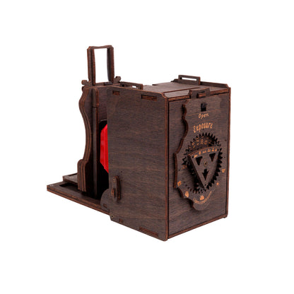 Sofortbildkamera Bausatz, inkl. Fujifilm Instax (für 10 Aufnahmen) + gratis Stativ