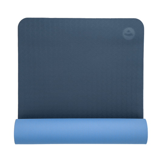 Yogamatte LOTUS PRO blau / hellblau