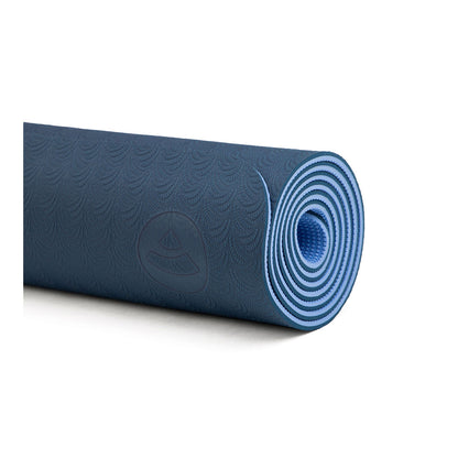 Yogamatte LOTUS PRO blau / hellblau