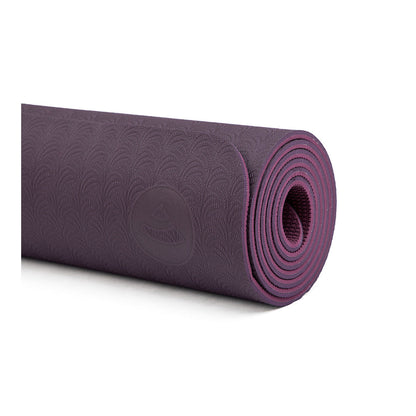 Yogamatte LOTUS PRO aubergine / hell aubergine