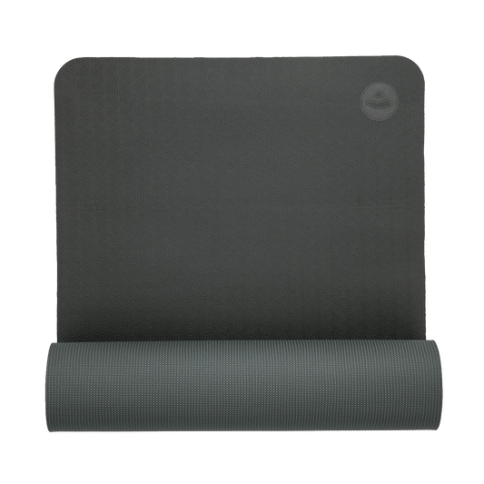 Yogamatte LOTUS PRO schwarz / silbergrau
