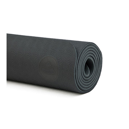 Yogamatte LOTUS PRO schwarz / silbergrau