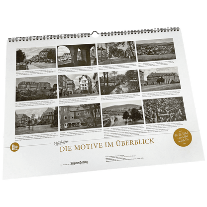 BUNDLE: SIEGEN . Historischer Bildkalender 2026 +  Mini-Puzzle im Reagenzglas
