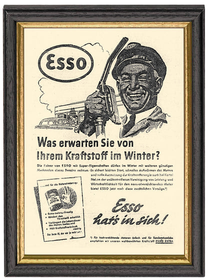 Historische Anzeigen im Rahmen